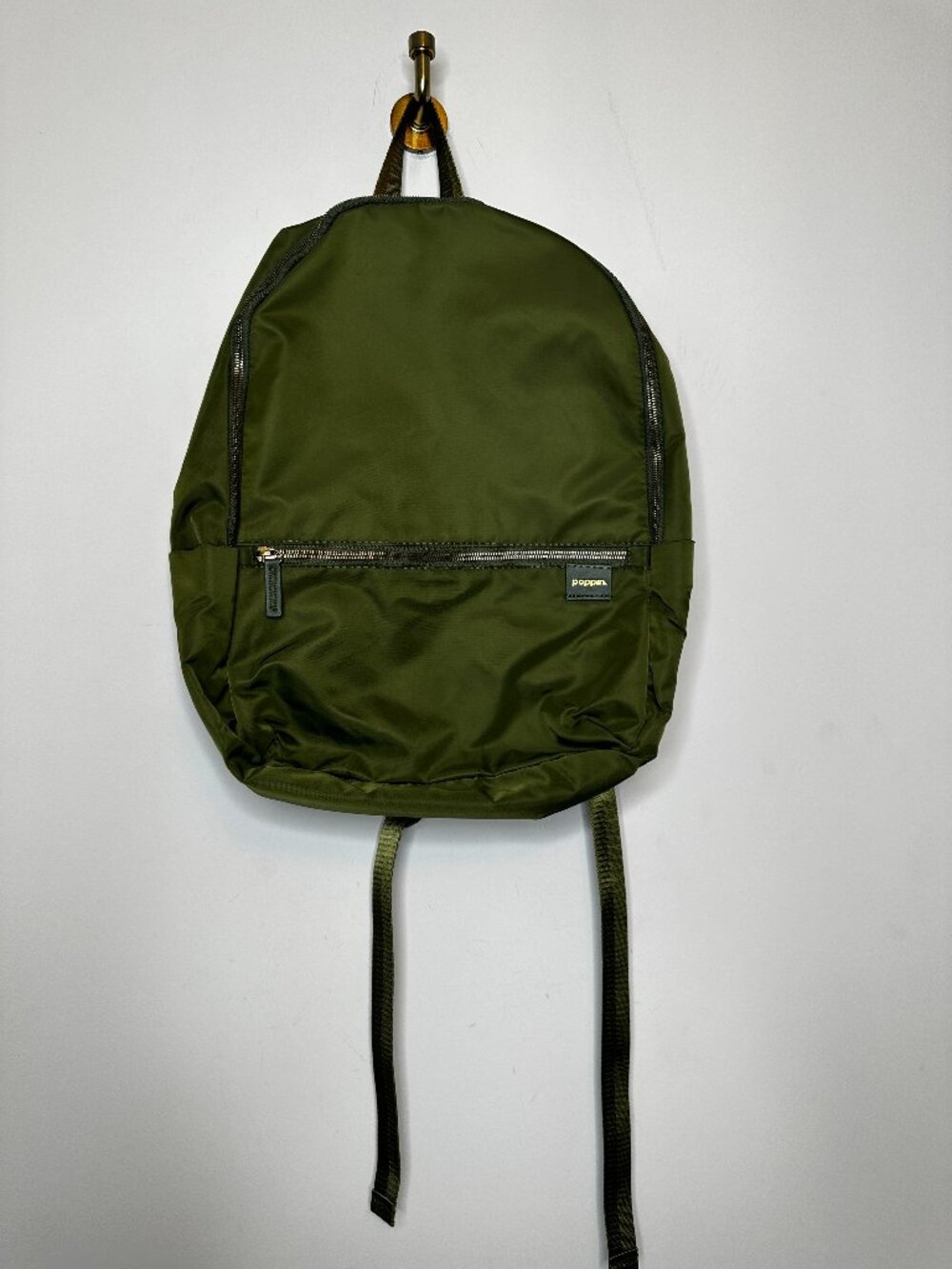 Poppin Army Green Unisex Backpack